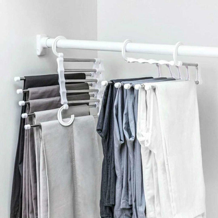 Multifunctional Trouser Rack | Space-Saving &amp; Rust-Resistant Design