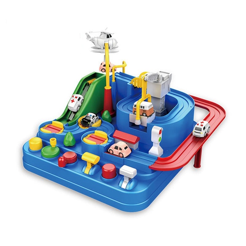 BuildBeyondCar™ | Interactive Race Track with Challenges | Learn &amp; Play at the Same Time