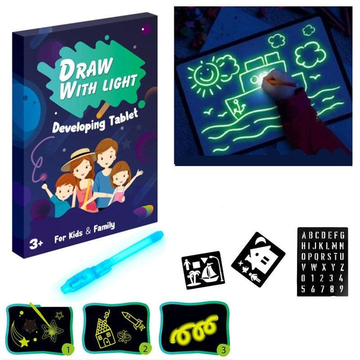 Magic Light Drawing Board™ | Light-Up Drawing Tablet for Kids