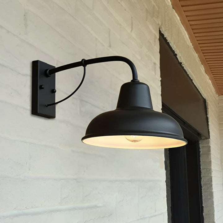 IronAisle™ Vintage Outdoor Wall Lamp | Old-World Charm &amp; Rugged Iron