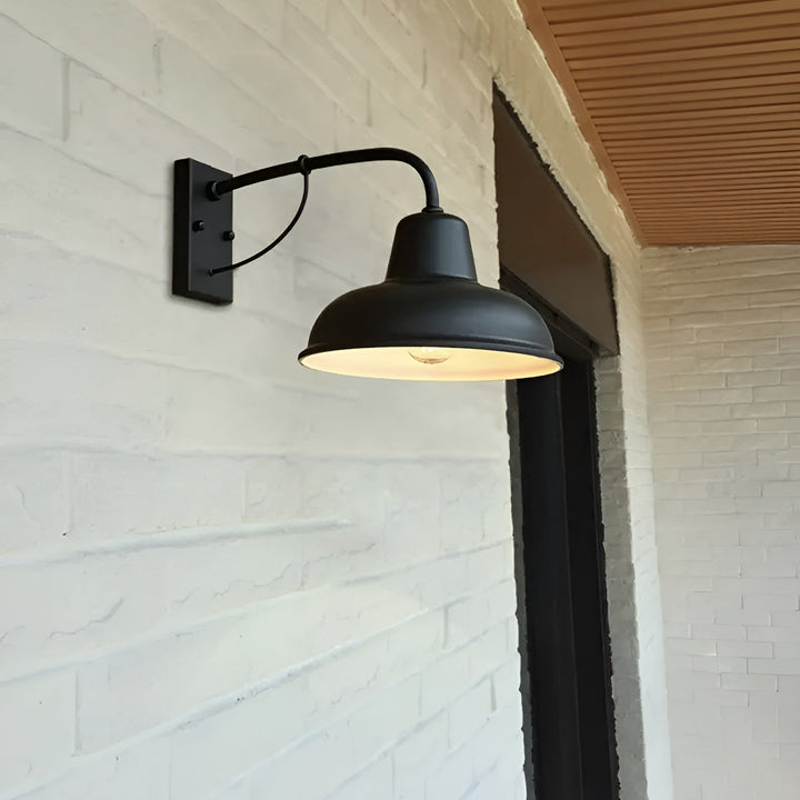 IronAisle™ Vintage Outdoor Wall Lamp | Old-World Charm &amp; Rugged Iron