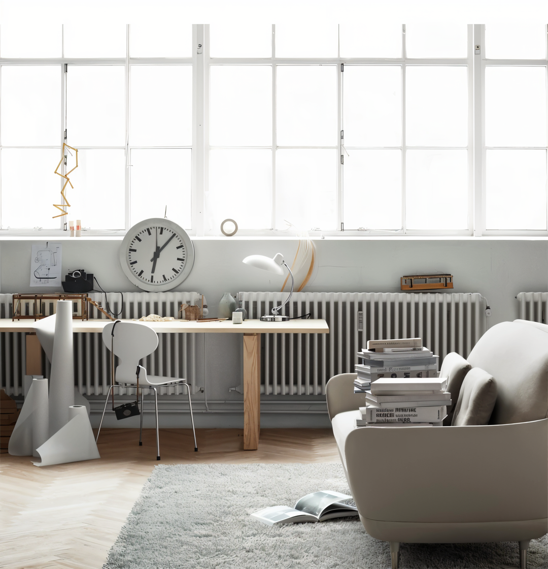 NostaChic™ Vintage Table Lamp | Adjustable Arm &amp; Warm LED Light