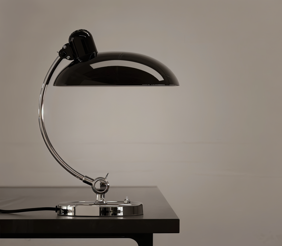 NostaChic™ Vintage Table Lamp | Adjustable Arm &amp; Warm LED Light