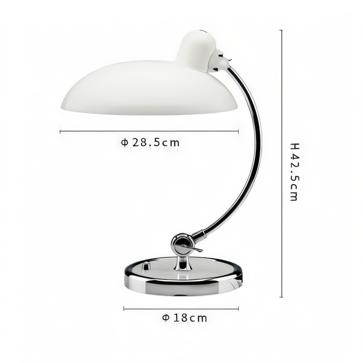 NostaChic™ Vintage Table Lamp | Adjustable Arm &amp; Warm LED Light