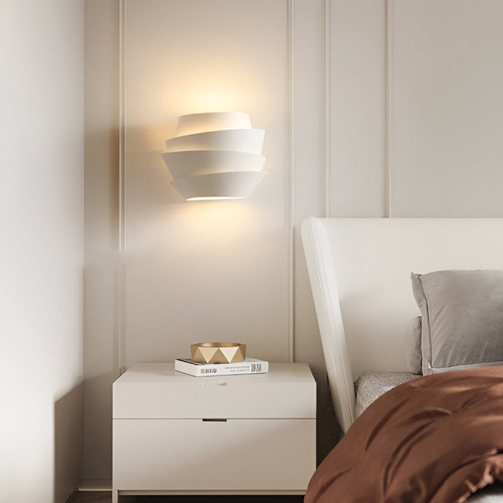 Modern Scandinavian Wall Lamp | Minimalist Design in Iron with Double Light Points