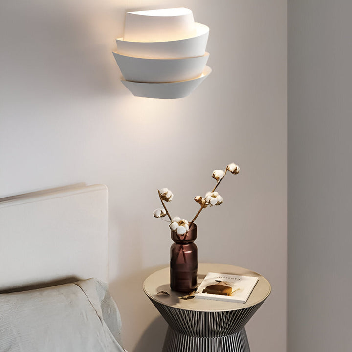 Modern Scandinavian Wall Lamp | Minimalist Design in Iron with Double Light Points