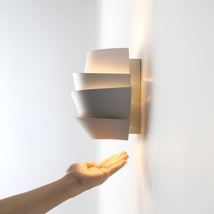 Modern Scandinavian Wall Lamp | Minimalist Design in Iron with Double Light Points