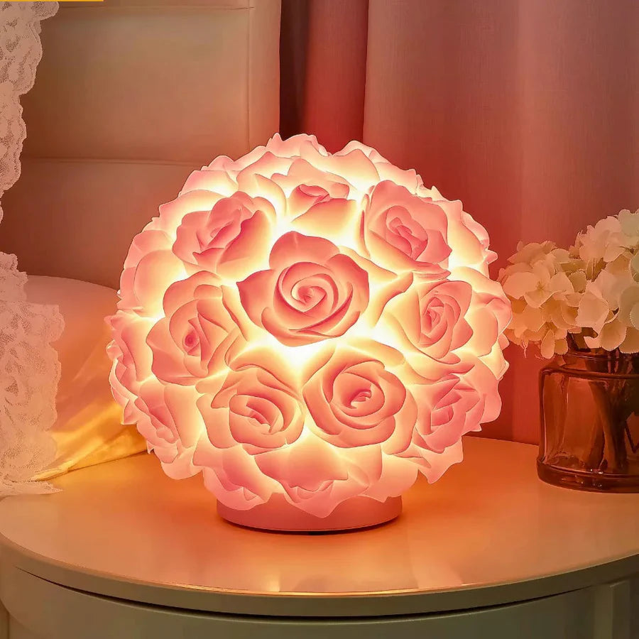 GlowRose™ | Sfeervolle rozenlamp met warme gloed