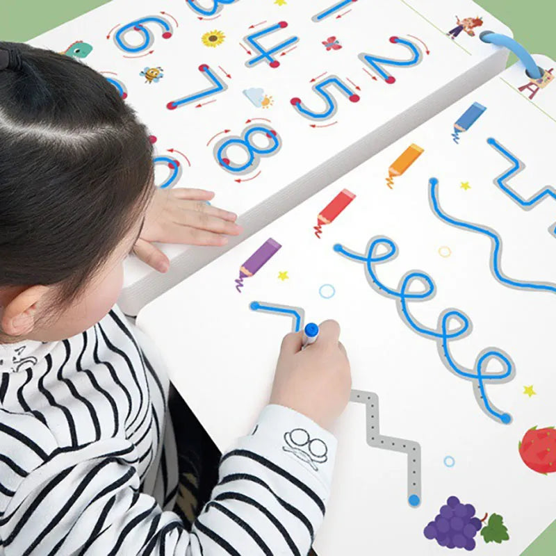 EasyLearn™ | Magical Tracing Workbook | Playful Learning for Kids (2–6 years)