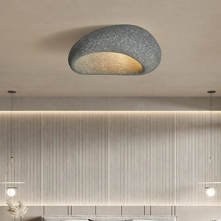 ZenLight | Wabi Sabi Ceiling Lamp with a Soothing Atmosphere and Warm Light