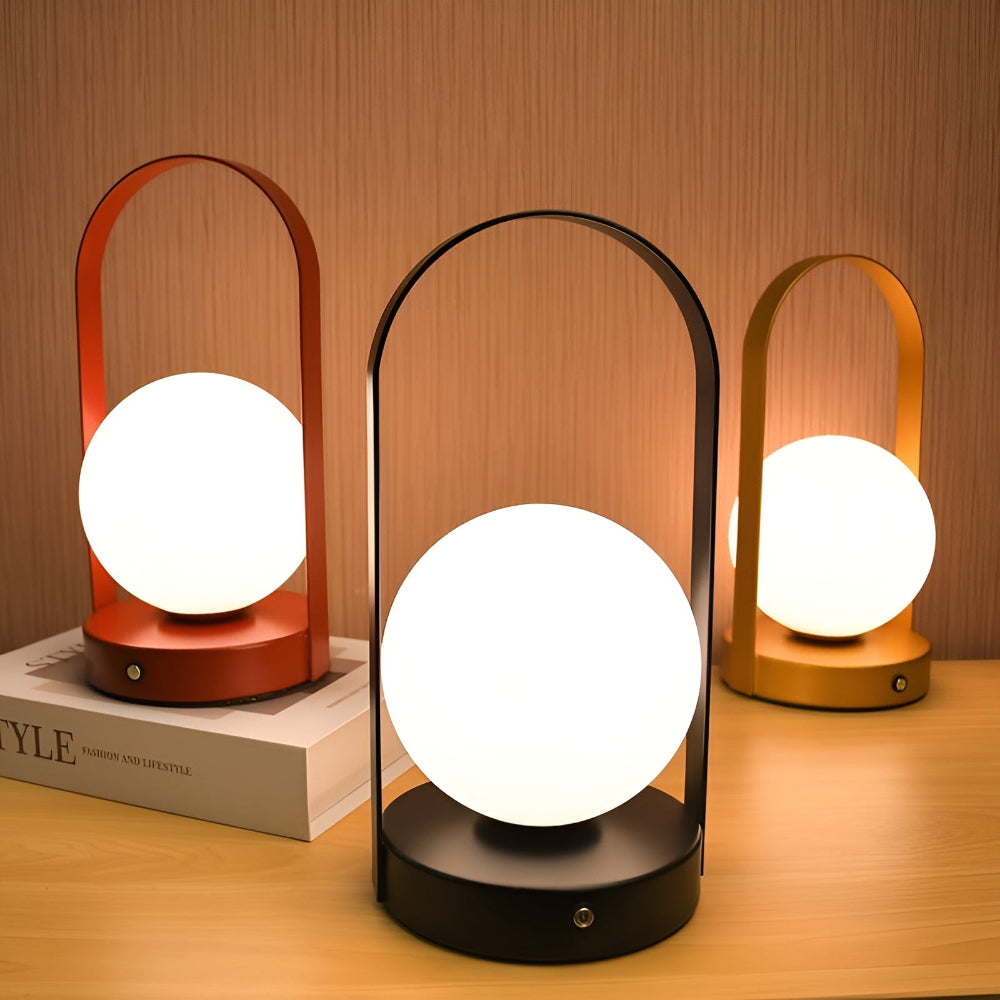 OrbitaLED | Wireless Spherical Table Lamp – Rechargeable, Rustproof &amp; Stylish Design