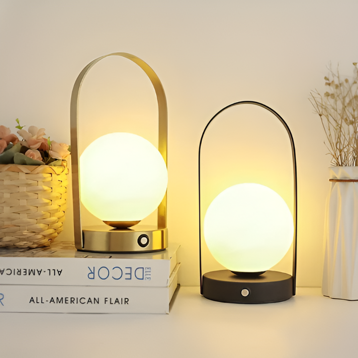 OrbitaLED | Wireless Spherical Table Lamp – Rechargeable, Rustproof &amp; Stylish Design