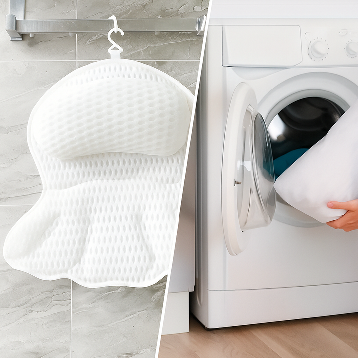 LuxieSpa™ 4D Bath Pillow | Ultra Comfort &amp; Quick-Drying