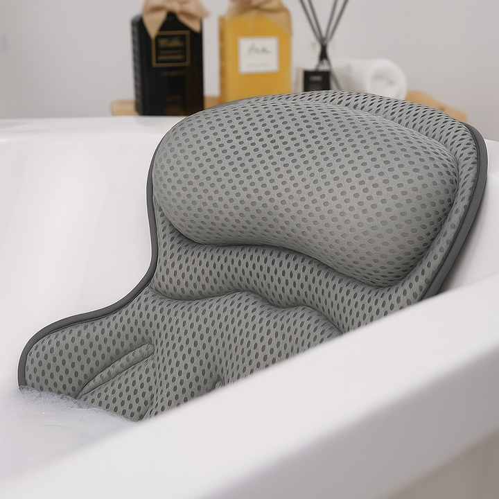 LuxieSpa™ 4D Bath Pillow | Ultra Comfort &amp; Quick-Drying