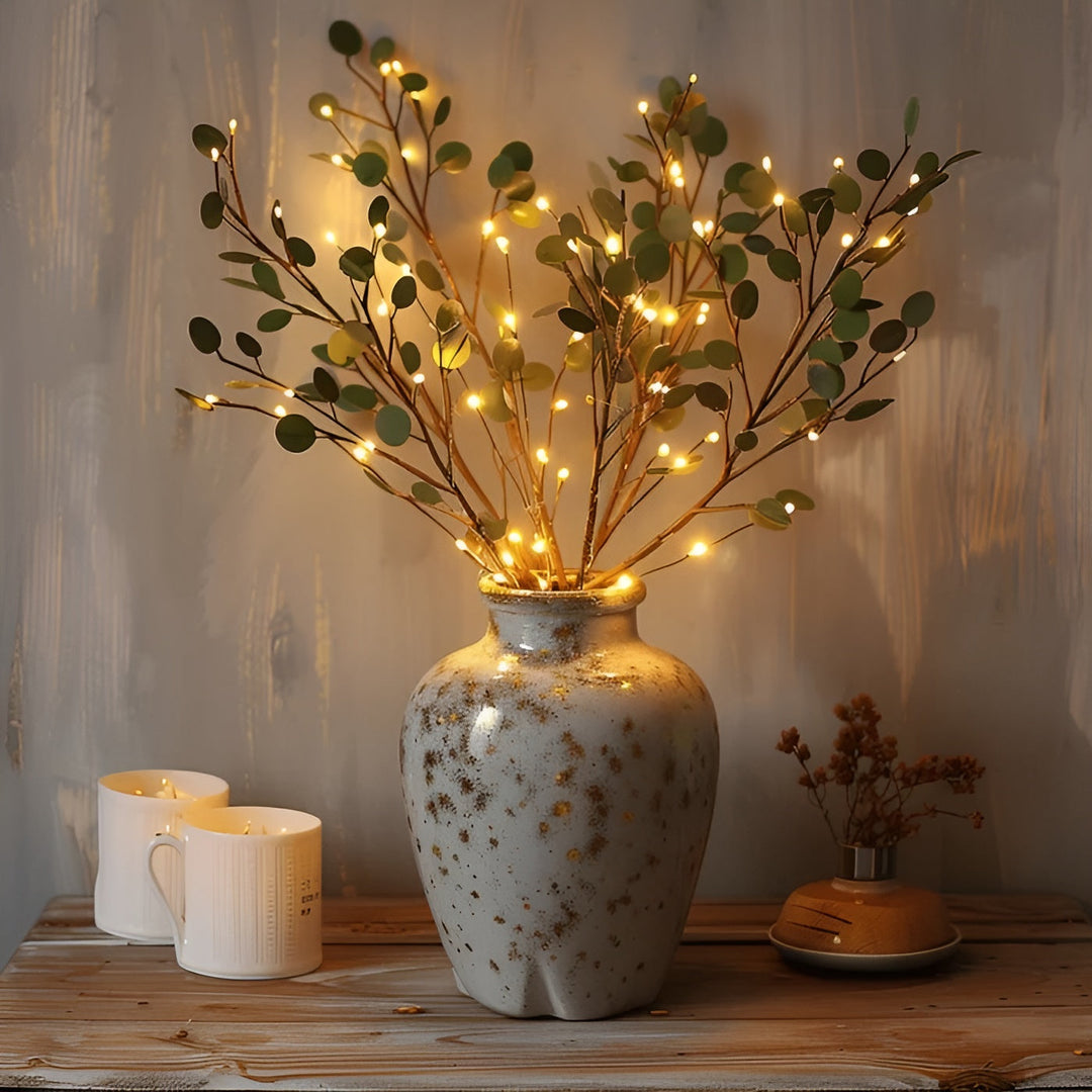 EverLeaf™ LED Olive Branch Lamp | Warm White &amp; Flexible Design