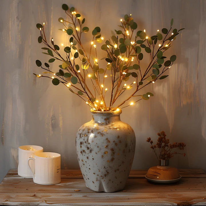 EverLeaf™ LED Olive Branch Lamp | Warm White &amp; Flexible Design
