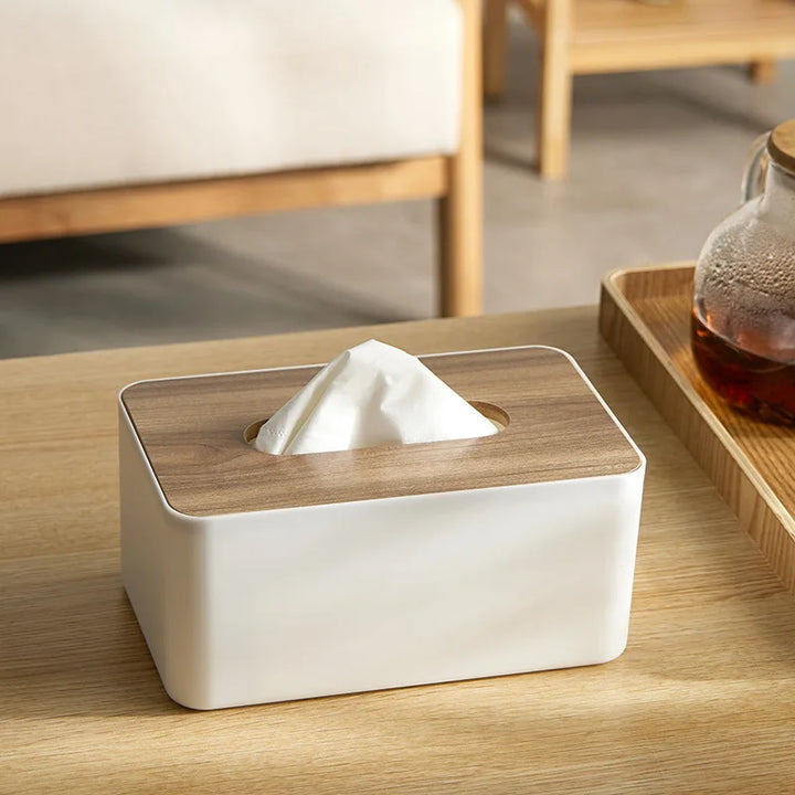 Bamboo Tissue Box | Minimalist Design