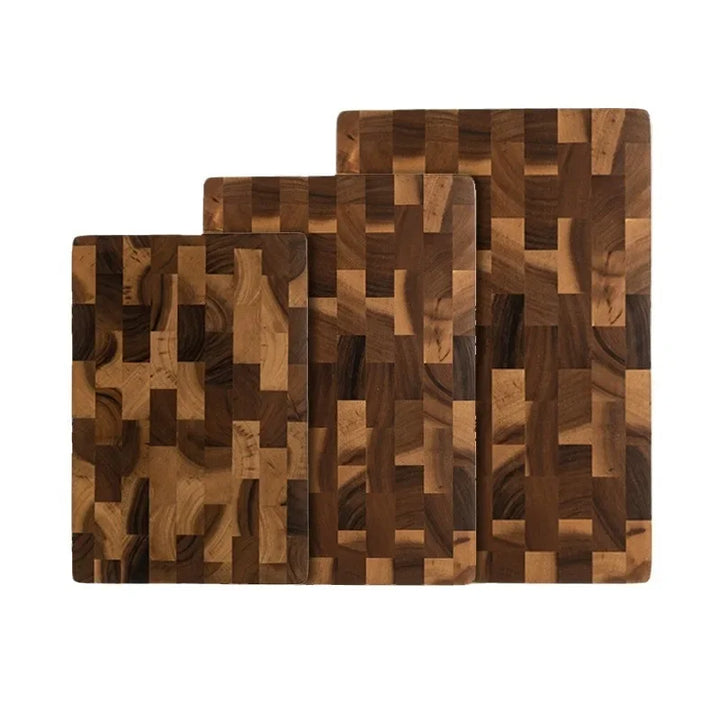 AcaciaPlus | Double-sided Wooden Cutting Board with Drainage System
