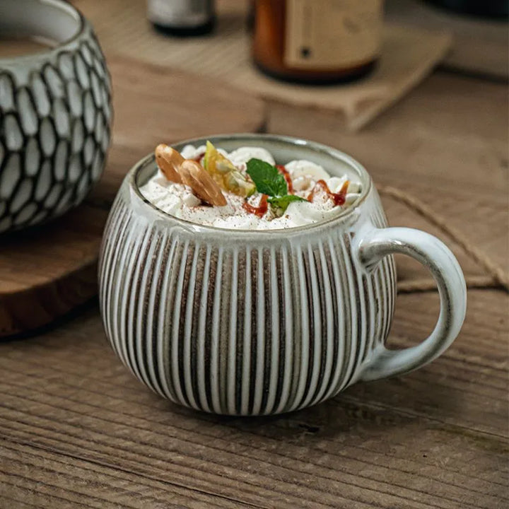 Scandinavian Ceramic Cup Set | Handmade | Set of 2 | 200 ml