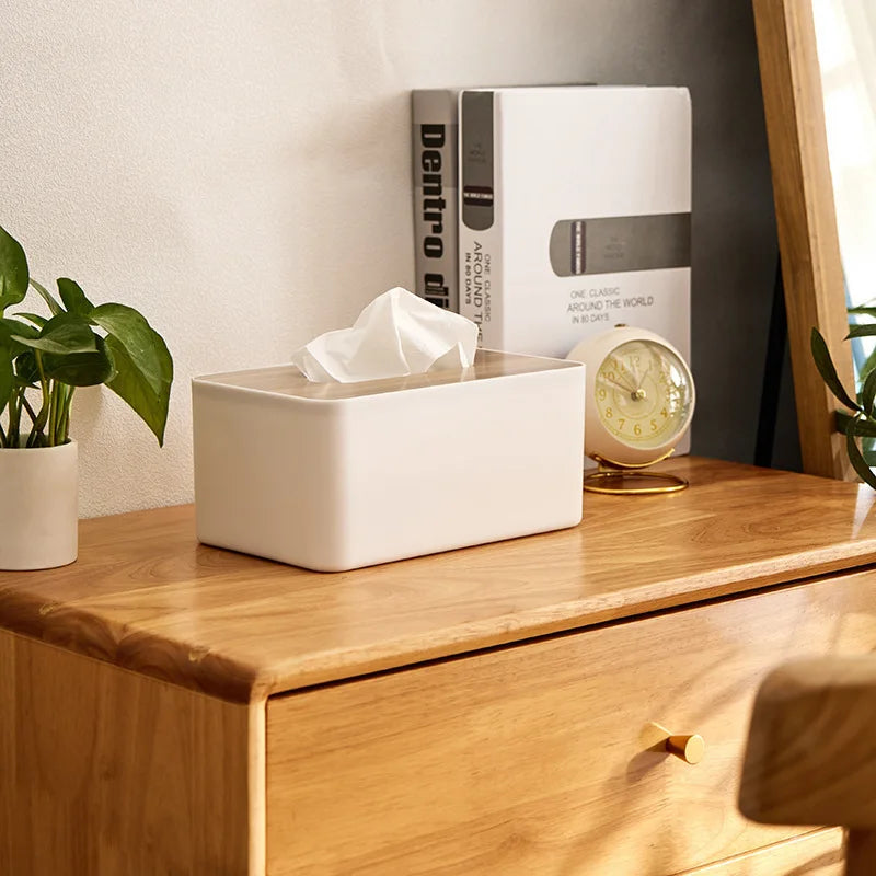 Bamboo Tissue Box | Minimalist Design