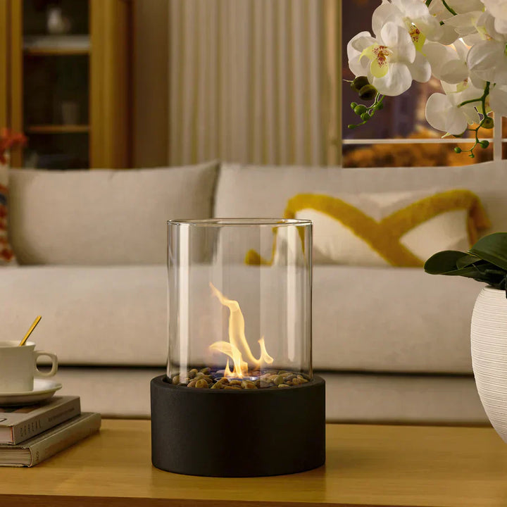 LumiFlame | Modern Portable Fireplace | Clean, Smoke-Free &amp; Atmospheric Design