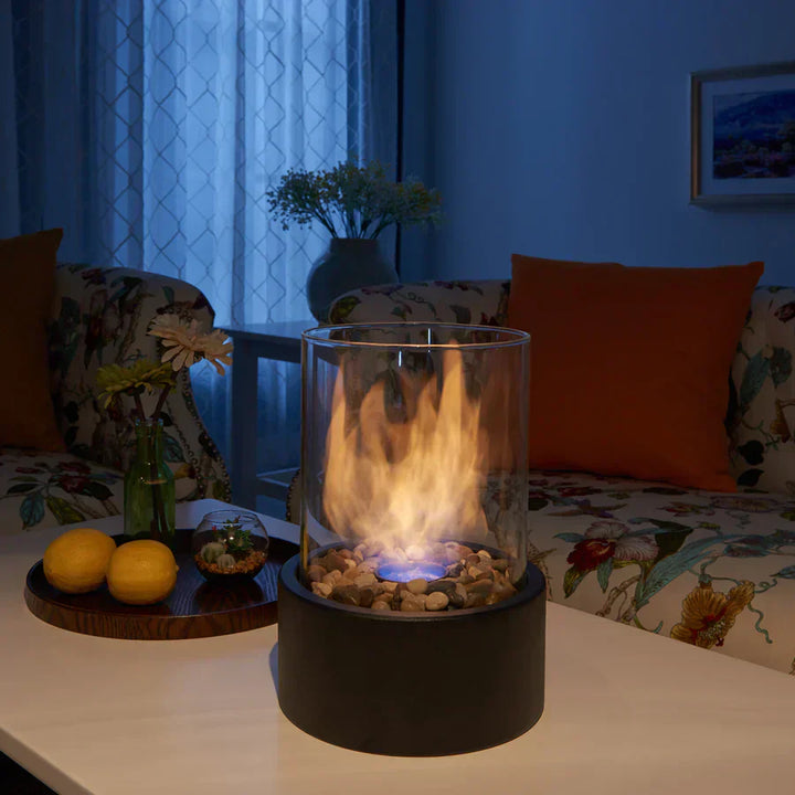 LumiFlame | Modern Portable Fireplace | Clean, Smoke-Free &amp; Atmospheric Design
