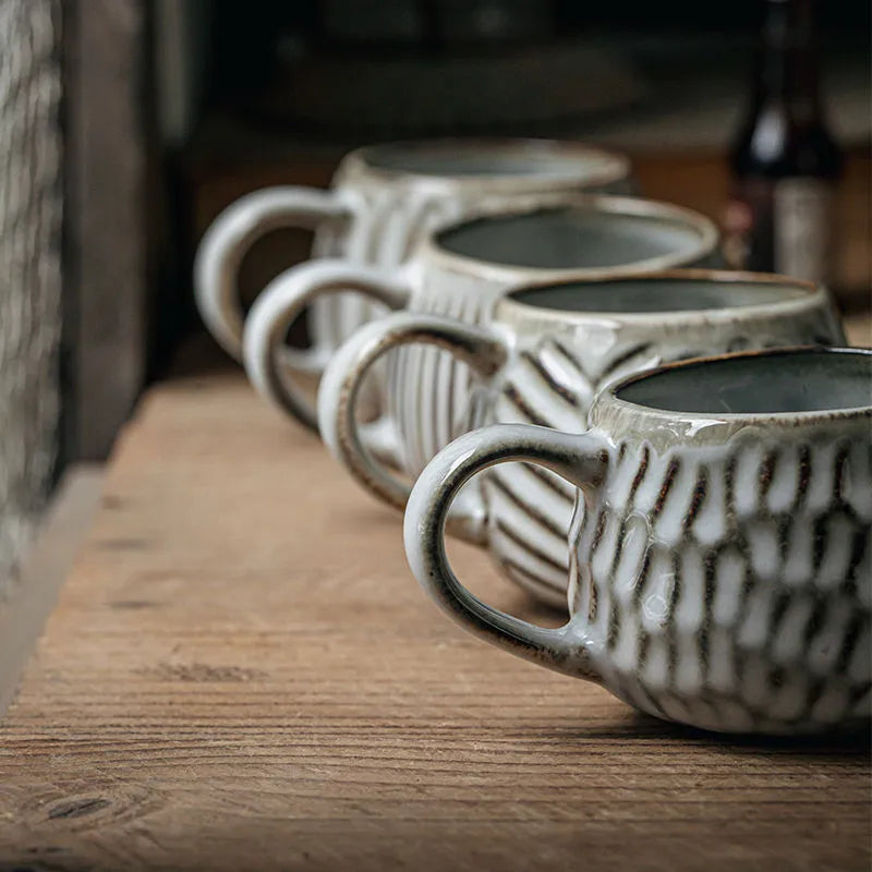 Scandinavian Ceramic Cup Set | Handmade | Set of 2 | 200 ml