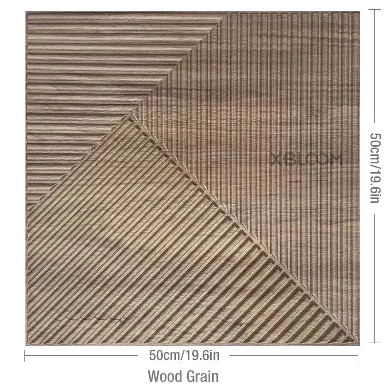 3D Wooden Wall Panels | Interior Decor | Natural Elegant Brown 