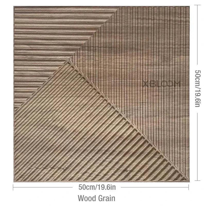 3D Wooden Wall Panels | Interior Decor | Natural Elegant Brown 