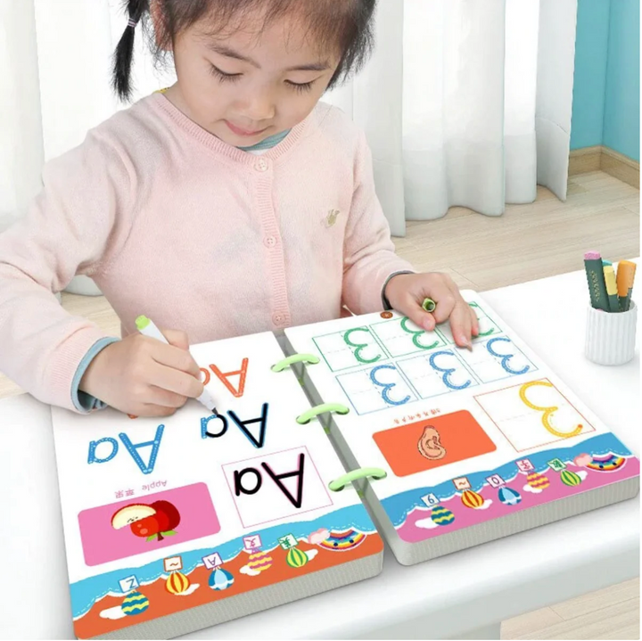 EasyLearn™ | Magical Tracing Workbook | Playful Learning for Kids (2–6 years)