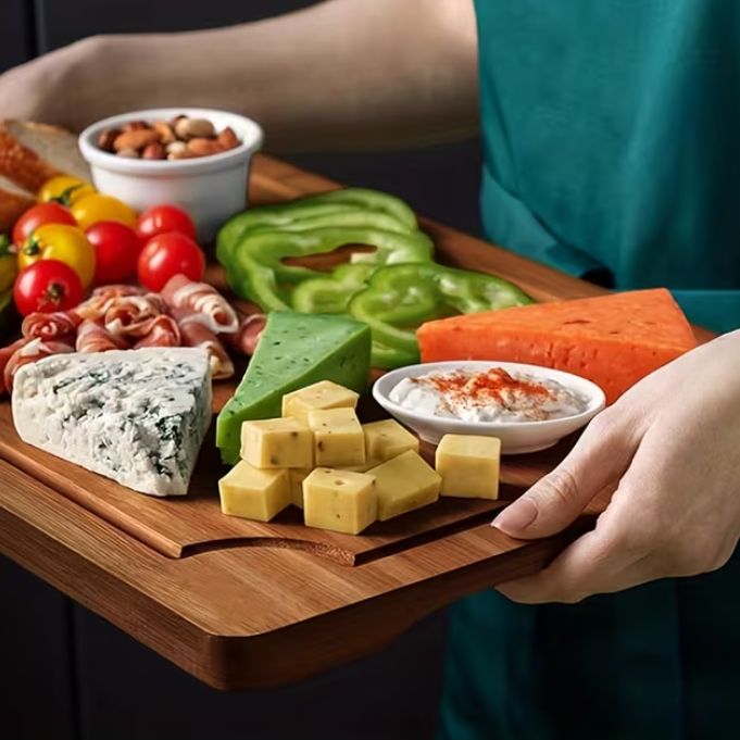 3-Piece Bamboo Cutting Board Set | Sustainable Wooden Cutting Boards in 3 Sizes