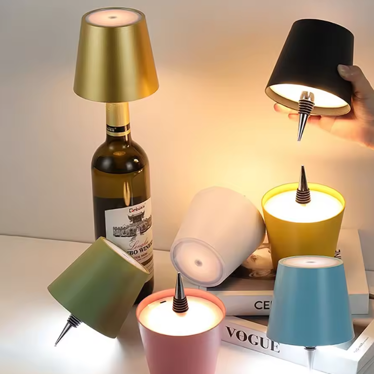 BottleGlow™ Wireless Wine Bottle Light | USB-C &amp; Touch Dimmer