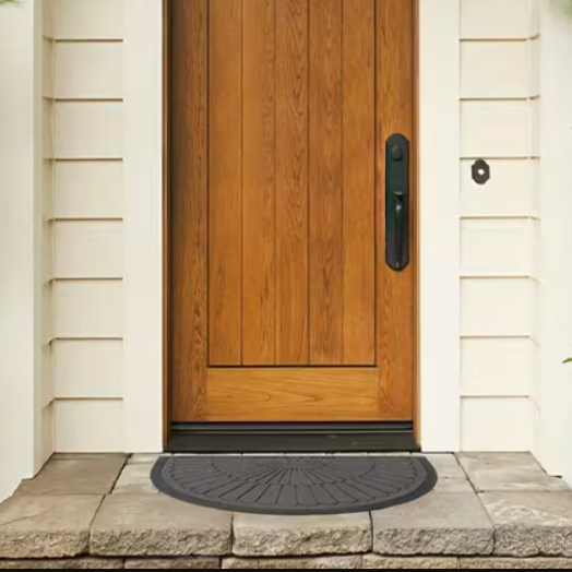 CleanStep™ Half-Round Doormat | Non-Slip Rubber Outdoor Mat