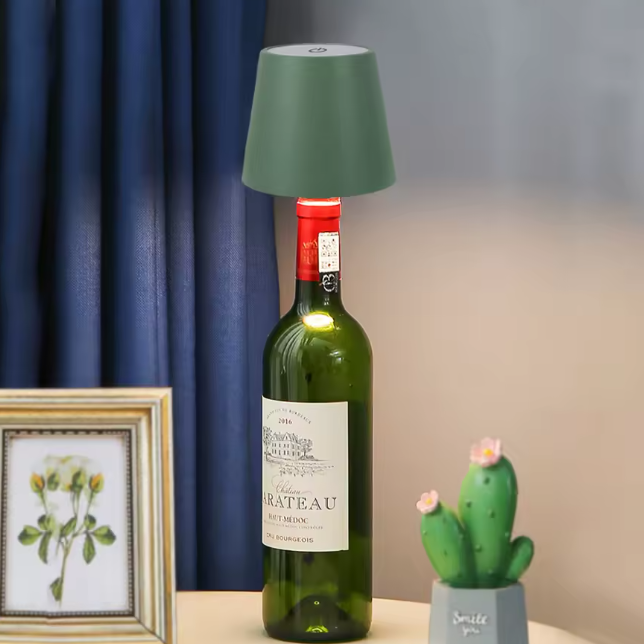 BottleGlow™ Wireless Wine Bottle Light | USB-C &amp; Touch Dimmer