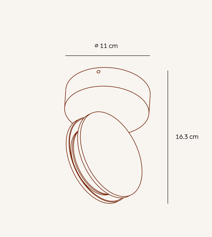 SPECTRA™ LED Wall Lamp | 360° Rotatable Light | Minimalist Matte White | Spectacular Play of Light