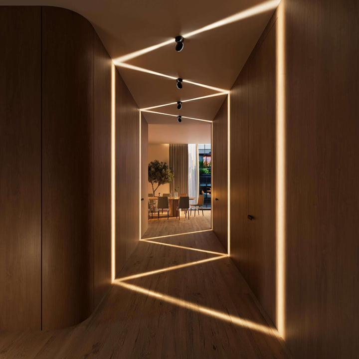 SPECTRA™ LED Wall Lamp | 360° Rotatable Light | Minimalist Matte White | Spectacular Play of Light