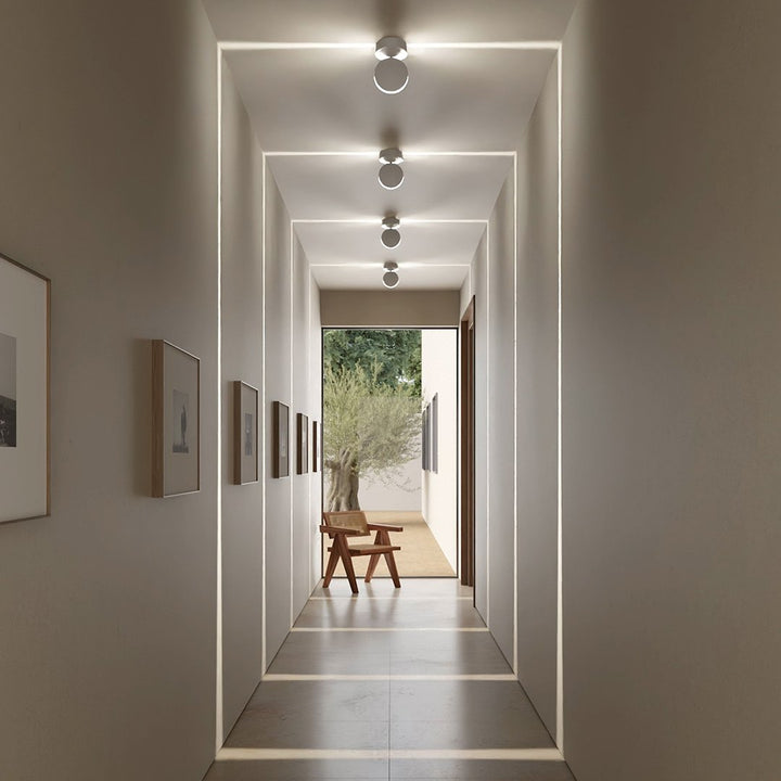 SPECTRA™ LED Wall Lamp | 360° Rotatable Light | Minimalist Matte White | Spectacular Play of Light
