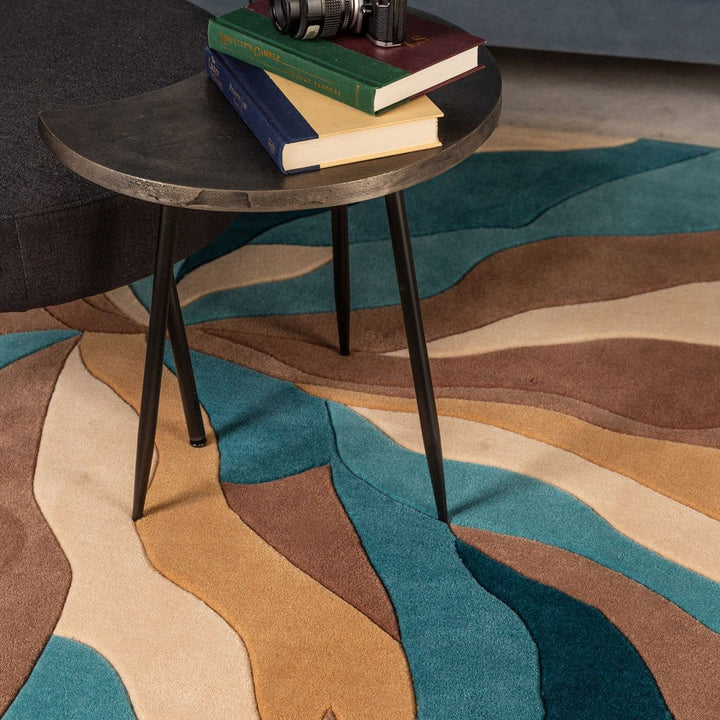 Twine | Handmade Acrylic Rug with Abstract Design – Soft Colors &amp; Relaxing Atmosphere