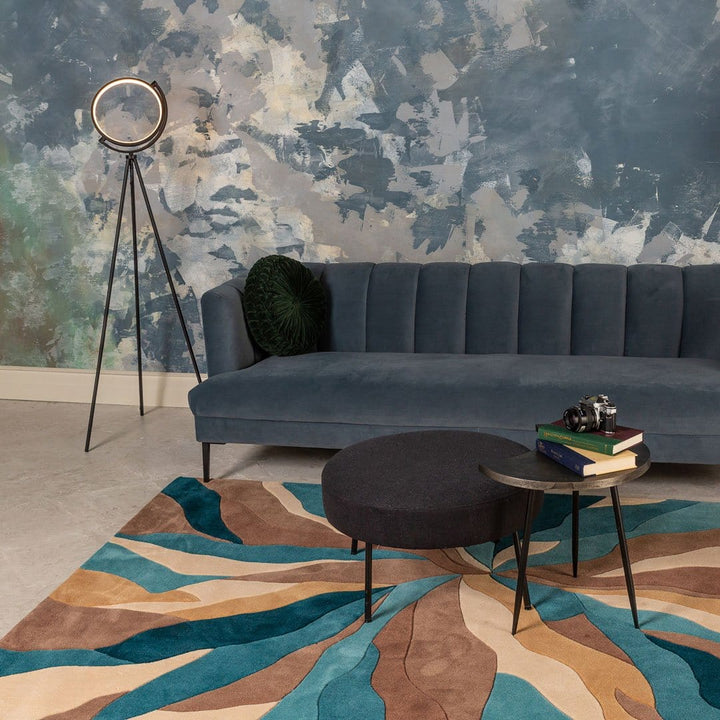 Twine | Handmade Acrylic Rug with Abstract Design – Soft Colors &amp; Relaxing Atmosphere