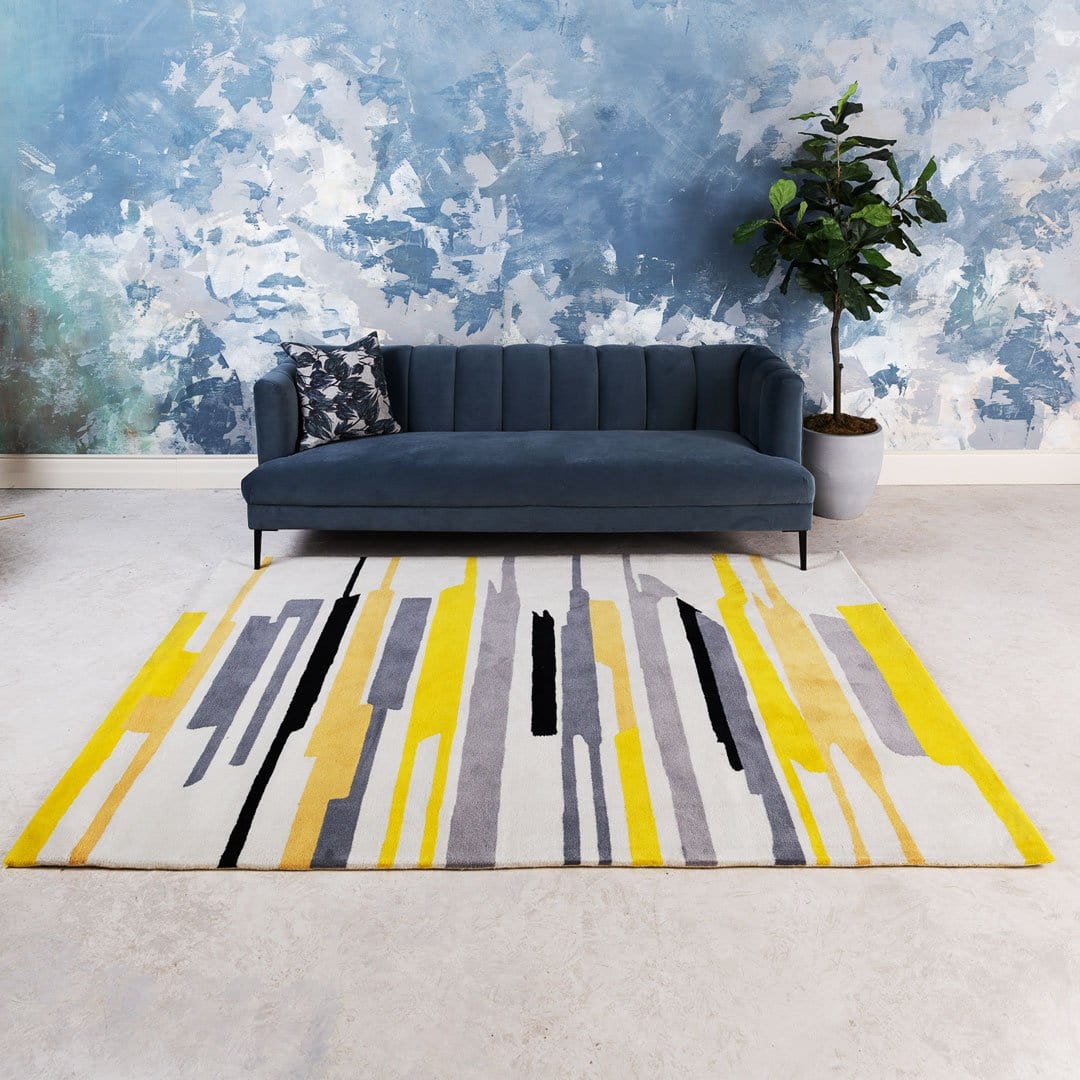 Calisto | Colorful Handmade Acrylic Rug – Modern Eye-Catcher with Warmth &amp; Style