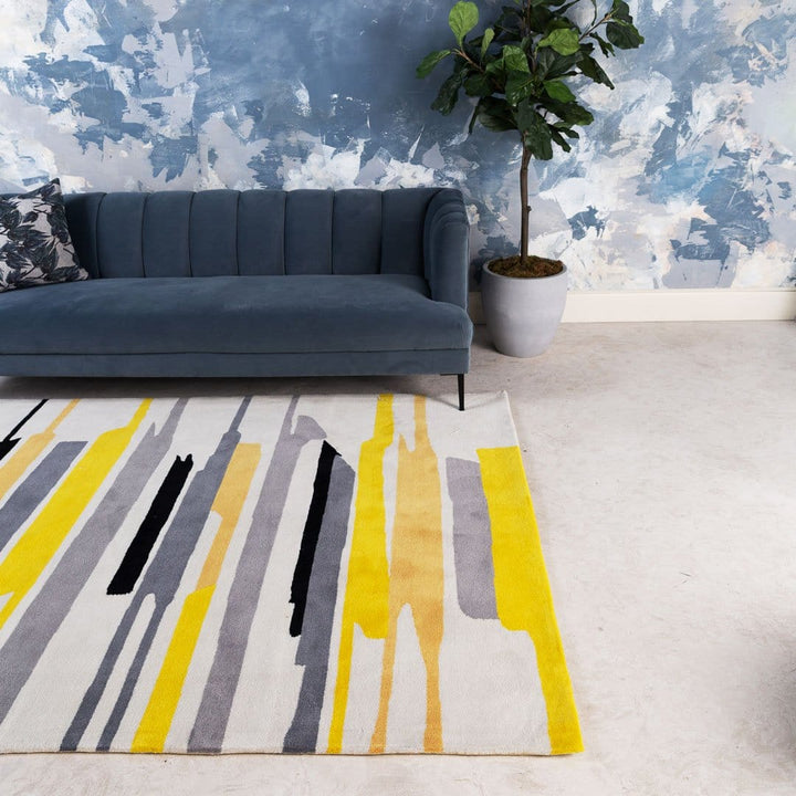 Calisto | Colorful Handmade Acrylic Rug – Modern Eye-Catcher with Warmth &amp; Style