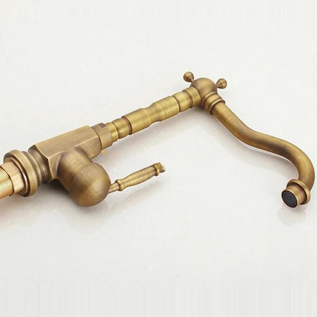 Brass Kitchen Faucet | The perfect 360° swivel sink faucet