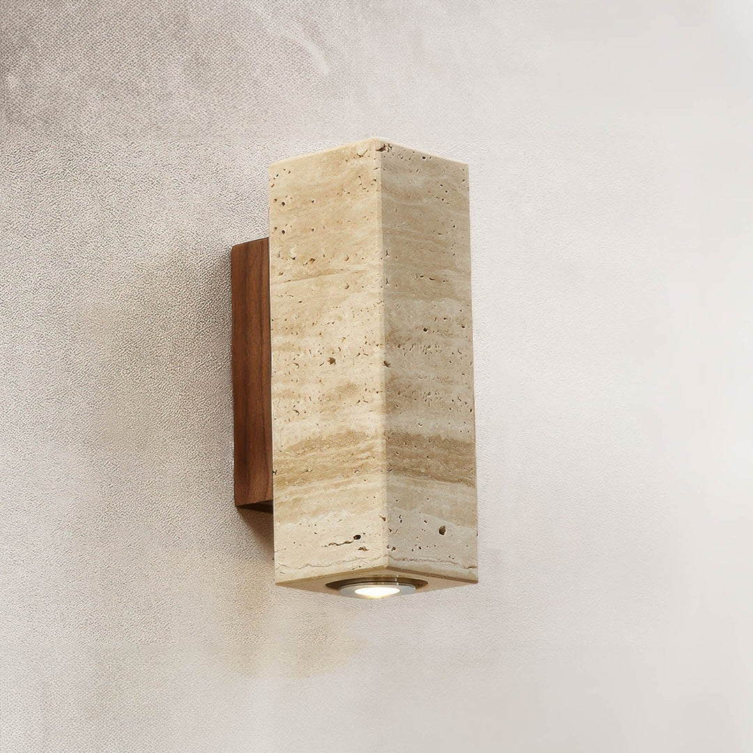 Marble Zen Wall Lamp | Luxurious Marble Wall Lamp in Japandi Style – Natural Tranquility &amp; Timeless Elegance