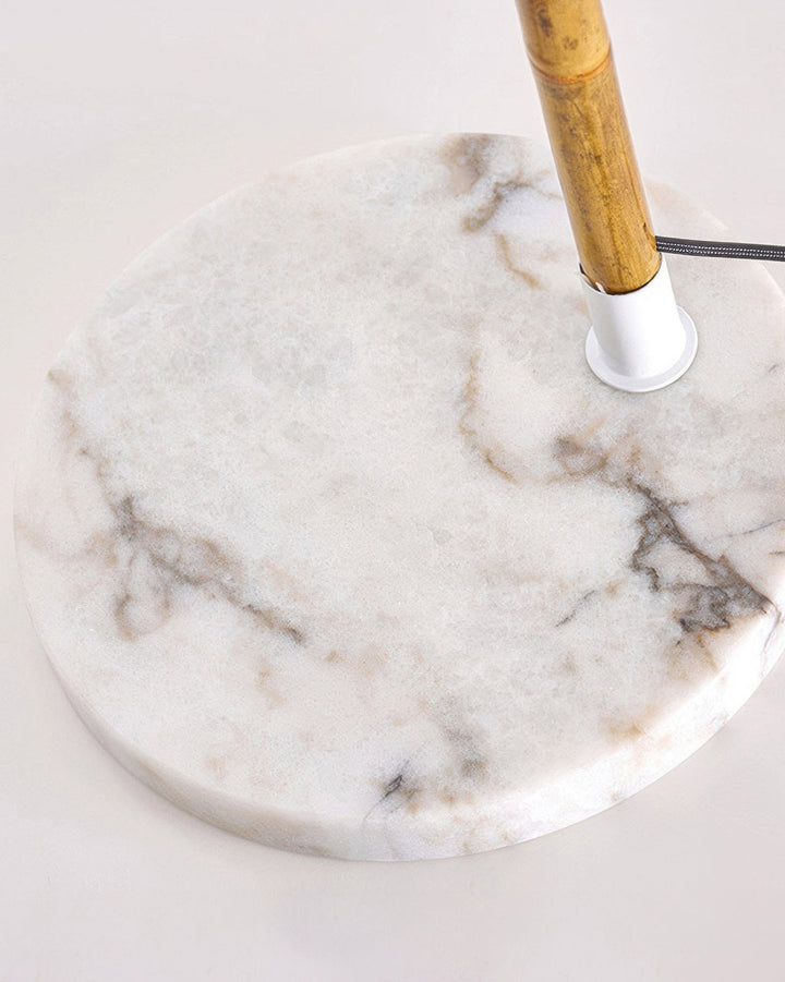 Balance Bamboo Floor Lamp | Wabi-Sabi Style with Bamboo &amp; Canvas – Soothing Natural Lighting