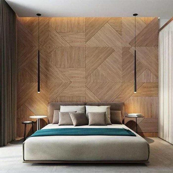 3D Wooden Wall Panels | Interior Decor | Natural Elegant Brown 