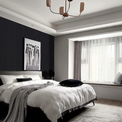 Legno Nero | Self-adhesive PVC Wallpaper Black