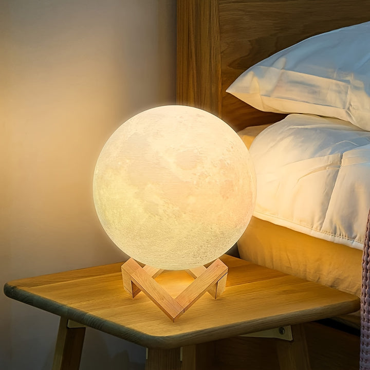 Moon Lamp Bedroom | Atmospheric night light with 128 colors