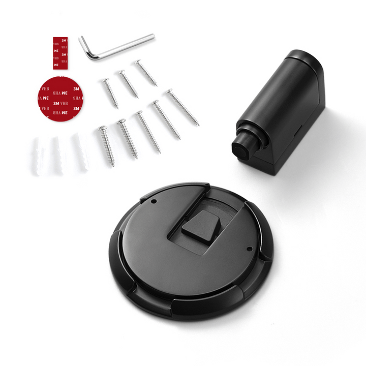 Butée de porte mécanique | Arrêt de porte verrouillable en alliage massif de zinc