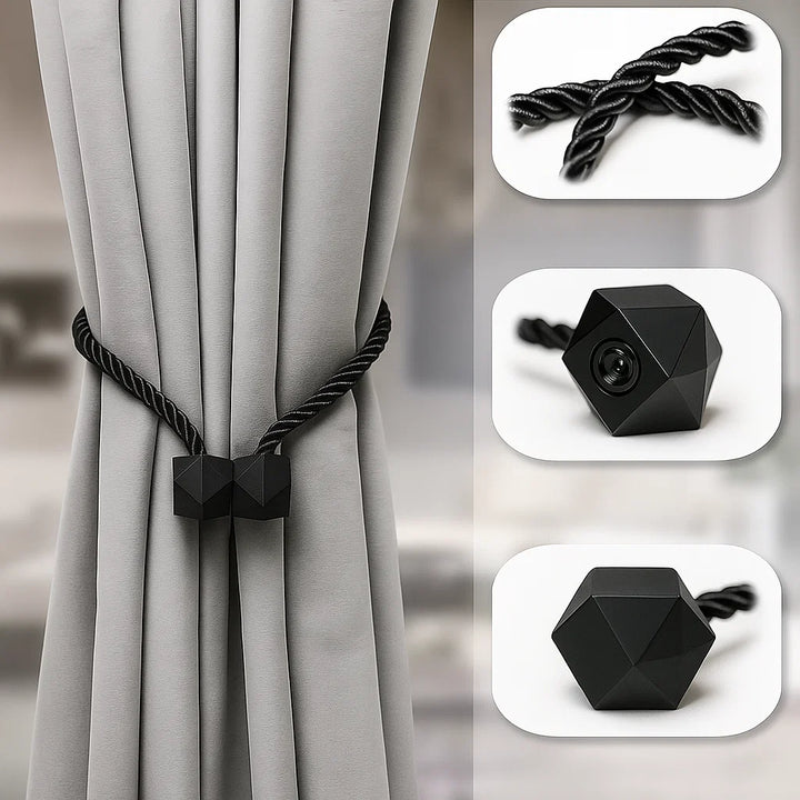 Supports magnétiques pour rideaux | 1 + 1 GRATUIT