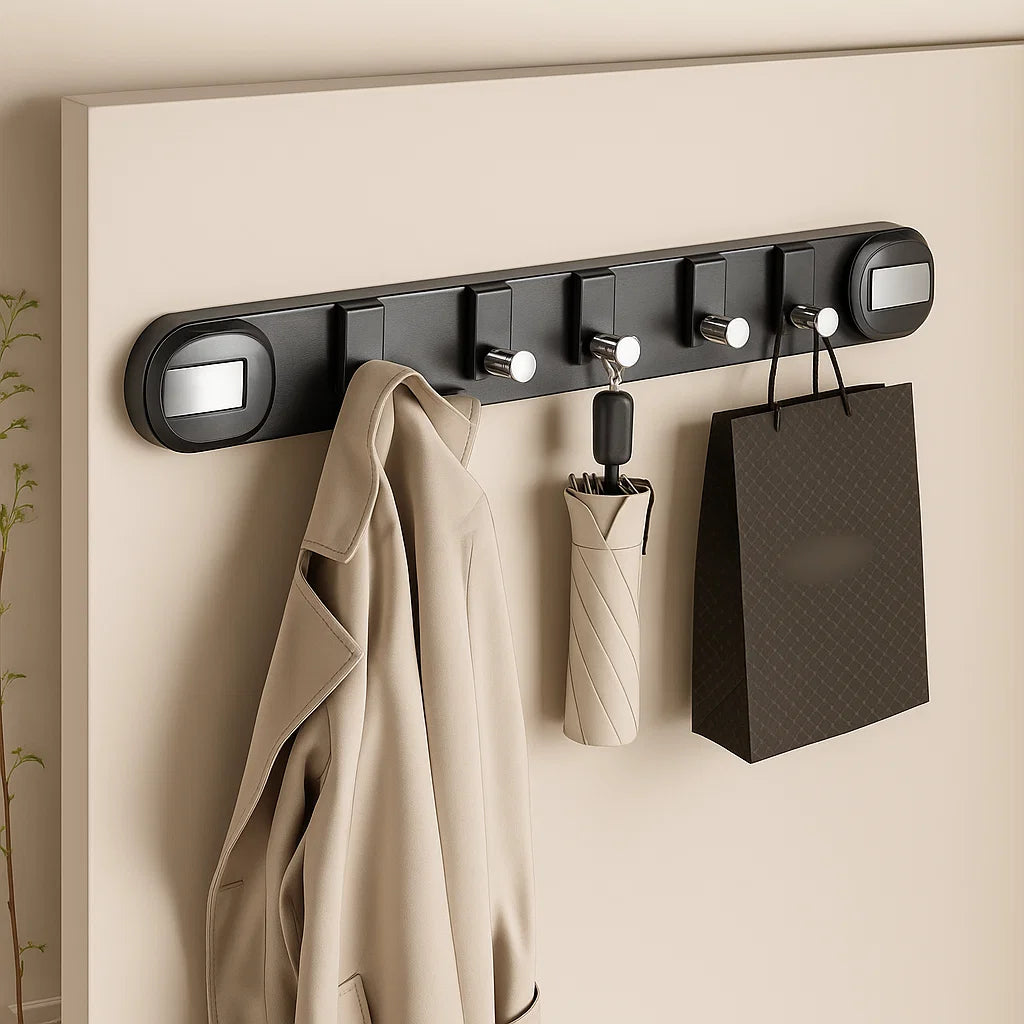 Folding Wall Hook with Suction Cup | No Drilling | Hidden Hooks | 40cm